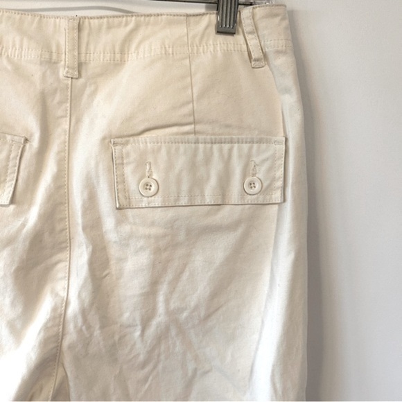 ASOS DESIGN Men’s White Cargo Regular Rise Tapered Pants Size 30x32 - Picture 9 of 11